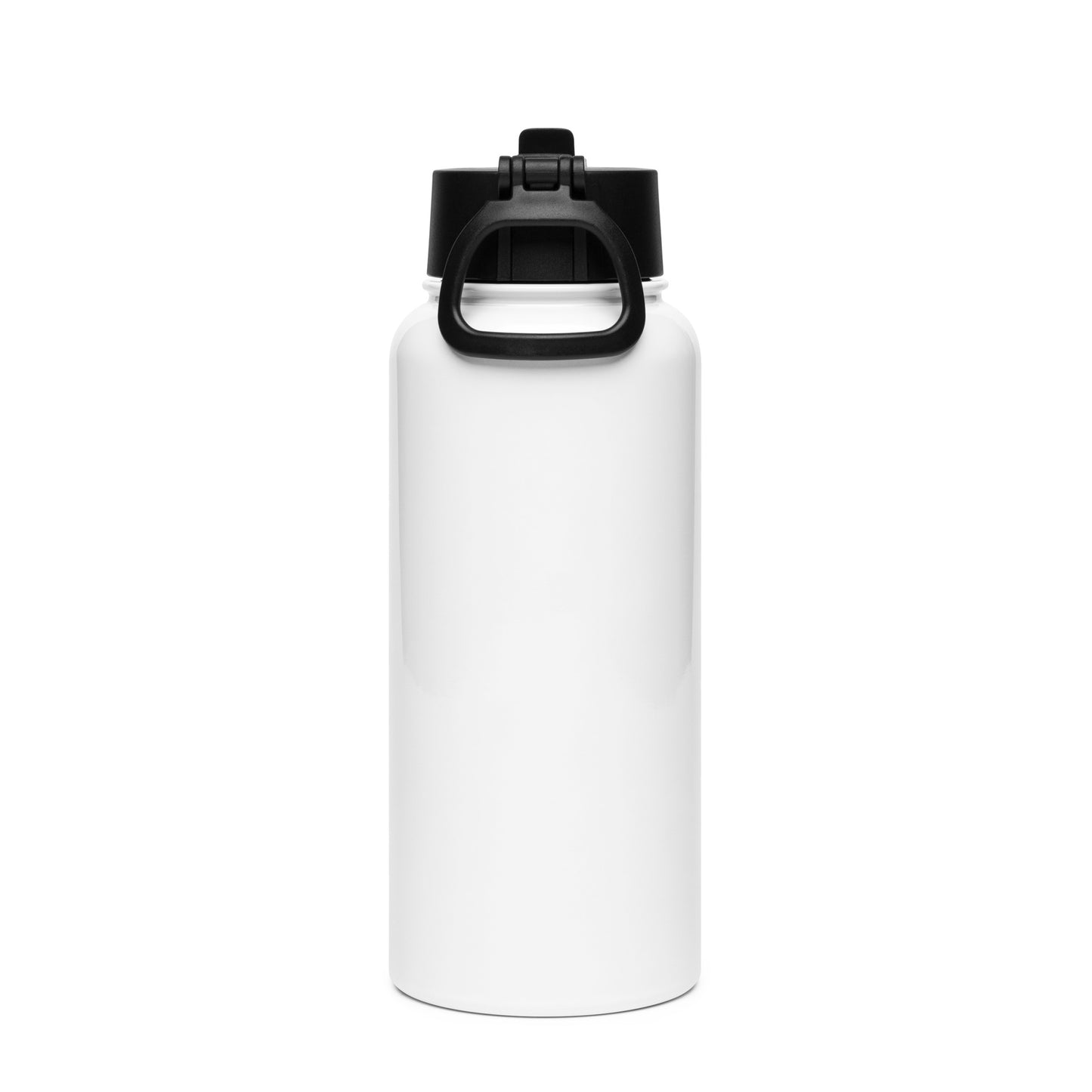 Serpent Stainless steel water bottle with a straw lid